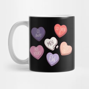 Anti Love Pills Anti Valentines Day Love Sucks Mug